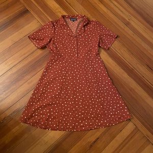 Princess Highway ModCloth Burnt Orange Dress
